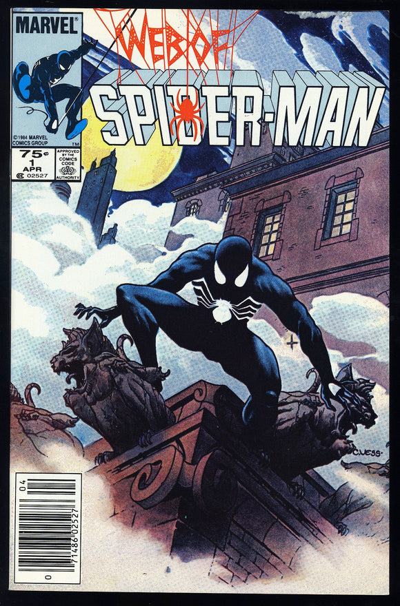 Web of Spider-Man #1 Marvel 1985 (VF+) 1st App of the Vulturions! CPV!