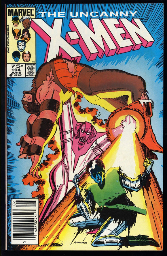 Uncanny X-Men #194 Marvel 1985 (VF/NM) 1st App Fenris Twins! CPV!