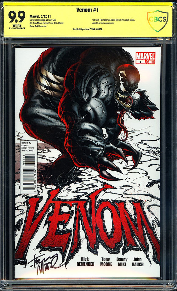 Venom #1 CBCS 9.9 White Pages